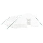 Greenhouse with Steel Frame White 48 m² 8x6x2.85 m 3188118