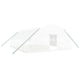 Greenhouse with Steel Frame White 48 m² 8x6x2.85 m 3188118