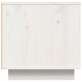 TV Cabinet White 140x40x40 cm Solid Wood Pine 814460