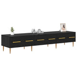 TV Cabinet Black Oak 150 x 36 x 30 cm Engineered Wood 882319