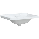 Bathroom Sink White 71x48x23 cm Rectangular Ceramic 153705