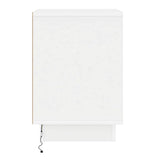 Bedside Cabinet 2 pcs White 39 x 34.5 x 50 cm Engineered wood 869595