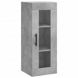 Highboard Concrete Grey 34.5x34x180 cm Engineered Wood 3199197