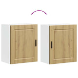 Kitchen Wall Cabinet Porto Artisan Oak Engineered Wood 854055