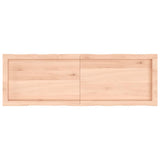 Table Top 140x60x cm Untreated Solid Wood Live Edge 363901
