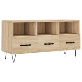TV Cabinet Sonoma Oak 102x36x50 cm Engineered Wood 829031