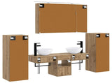 Bathroom Furniture Set 6 pcs Artisan Oak 3407118