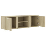 TV Cabinet Sonoma Oak 120x34x37 cm Engineered Wood 801164