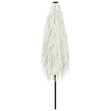 Garden Parasol with Steel Pole White 300x200x250 cm 4005096