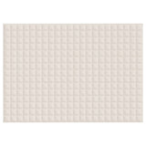 Weighted Blanket Light Cream 155x220 cm 7 kg Fabric 350758