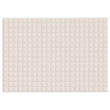 Weighted Blanket Light Cream 155x220 cm 11 kg Fabric 350759