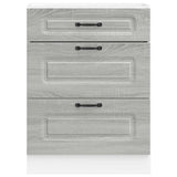 Kitchen Base Cabinet Kalmar Grey Sonoma Engineered Wood 854285