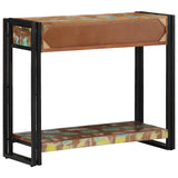 Console Table Multicolour 90 x 33 x 75 cm Solid Reclaim Wood 4102738