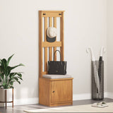 Hall Tree SANDNES 45x40x159.5 cm Solid Wood Pine 4010484