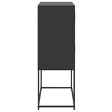 Sideboard Black 68.5x38.5x107 cm Steel 846482