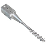 Ground Spikes 6 pcs Silver 7x7x56 cm Galvanised Steel 145436