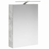 Bathroom Cabinet Set 5 pcs Concrete Grey Engineered Wood 3406514
