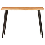 Dining Tables Brown and Black 110 x 55 x 78 cm Solid Mango Wood 4104611