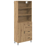Highboard with Drawer Artisan Oak 69.5 x 34 x 180 cm 3416043