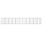 Outdoor Dog Kennel Galvanised Steel 26,62 m 3082291