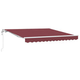 Automatic Retractable Awning Burgundy 300x250 cm 3214970