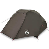 Fishing Tent 3-Person Brown Waterproof 4100656