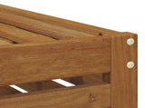 Outdoor Stool Bench Solid Acacia Wood Natural 115 x 43 x 37 cm 900687