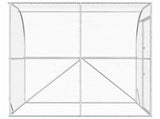 Chicken Coop Silver 200 x 150 x 215 cm Galvanised Steel 42042538