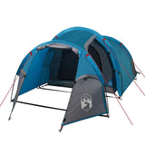 Camping Tent Tunnel 3-Person Blue Waterproof 94391