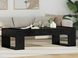 Coffee Table Black Oak 110 x 50 x 41 cm Engineered Wood 8000157