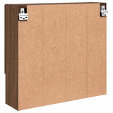 Mirror Cabinet Brown Oak 59 x 17 x 55 cm Engineered Wood 883371