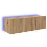 TV Wall Cabinet Artisan Oak 100 x 35 x 31 cm Engineered Wood 863111