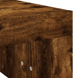 Coffee Table Smoked Oak 102x50x36 cm Engineered Wood 823371