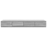 ZNTS Bed Drawers Grey Sonoma 120x36,5x16,5 cm Engineered Wood 866944