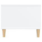 Coffee Table White 102x50x40 cm Engineered Wood 812690