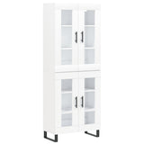 Highboard White 69.5x34x180 cm Engineered Wood 3198297