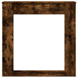 Fireplace Surround Smoked Oak 100x20x100 cm Engineered Wood 854575