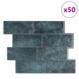 Decorative Stickers 50 pcs Blue Green 29 x 21 cm 42021241