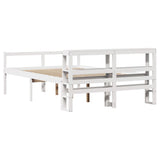 Senior Bed with Headboard without Mattress White 140x200 cm 3305866