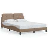 Bed Frame without Mattress "Zadar" Cappuccino 120x200 cm Faux Leather 3208174