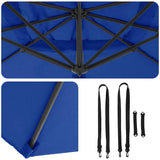 Umbrella Azurblau 351 x 250 x 260 cm Polyester and Aluminium 42003348