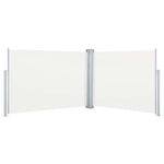 Retractable Side Awning Cream 100x1000 cm 48473