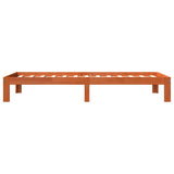 Bed Frame without Mattress Wax Brown 75x190 cm Small Single Solid Wood Pine 844163