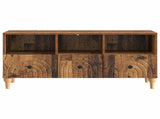 TV Cabinet Old Wood 102 x 34.5 x 50 cm Engineered Wood 894223