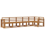 Outdoor Sofa Set 6 pcs Natural Solid Acacia Wood 3366467