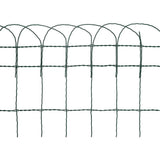 141072 Garden Border Fence Powder-coated Iron 25x0,4 m