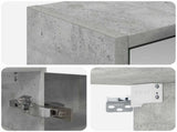 Bathroom Mirror Cabinet Concrete Grey 43 x 16 x 62.5 cm 889146