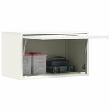 Wall Cabinet for Garage with Gas-lift Door White 883281