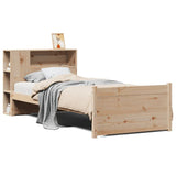 Bookcase Bed without Mattress 100x200cm Solid Wood Pine 3322453