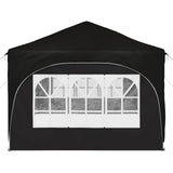 Pop-up Party Tent 575 x 288 x 245 cm Black Oxford Fabric 42019909